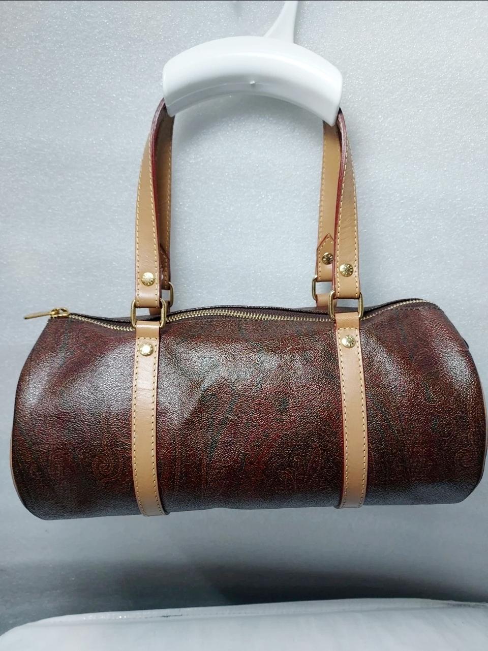 에트로정품원통토트백