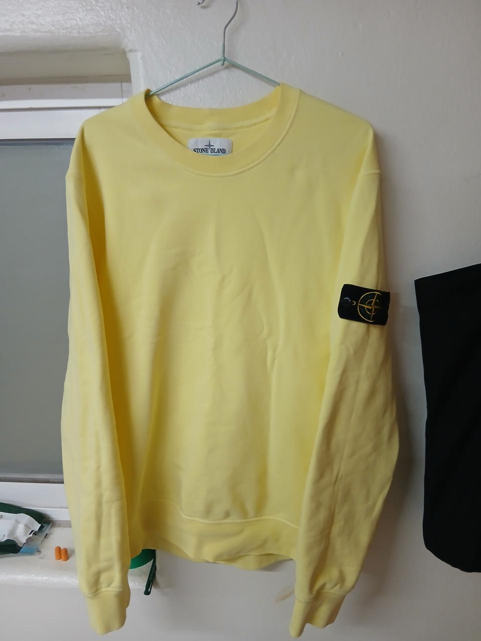 스톤아일랜드 맨투맨 정품 실착3회 거의새거 XL 백화점판 한글택