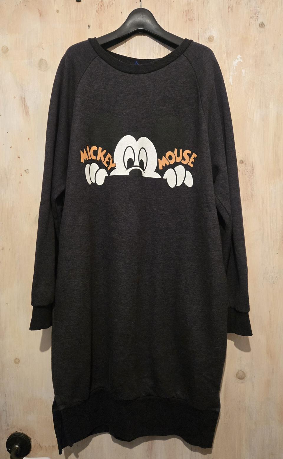 무배) 디즈니 미키마우스 기모 롱티셔츠