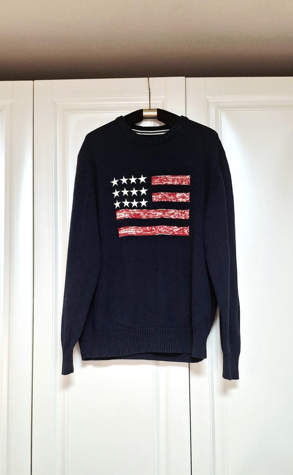 성조기 니트 (남녀공용 M)
