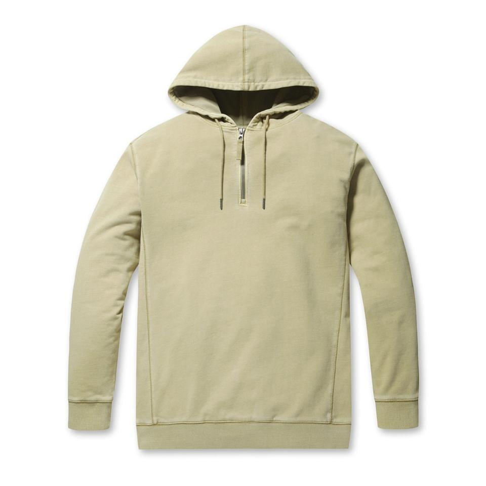 남성) 23SS SERIES 컬러 다잉 하프집업 후드 티셔츠