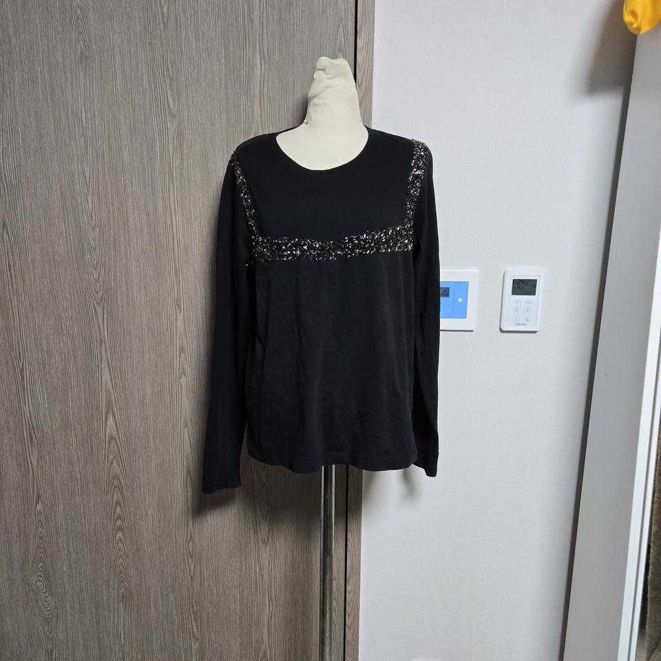 빔바이롤로 스팽글 장식 긴팔 티셔츠