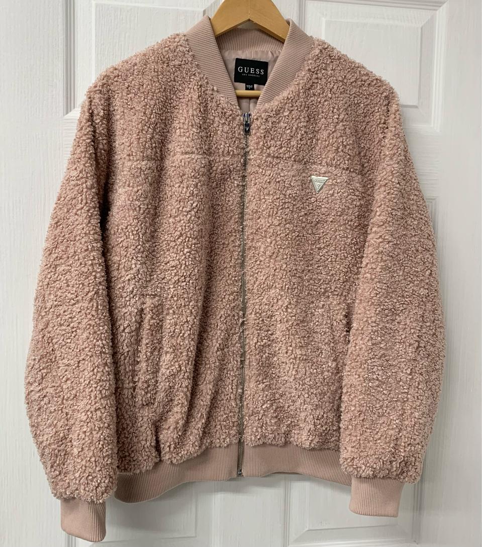 게스 양털 후리스자켓