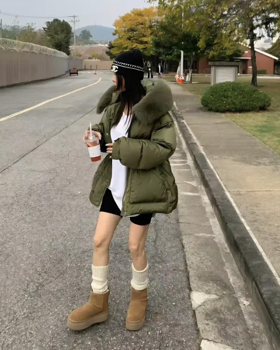 주무폭주! 3컬러 퍼후드 패딩