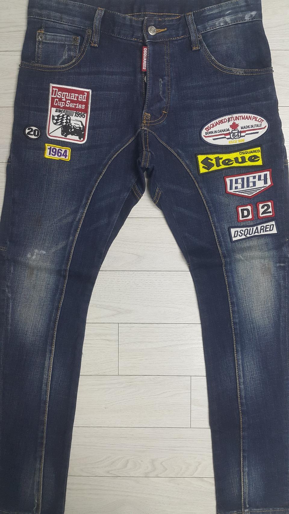 디스퀘어드2(사방스판) 스페셜로고 바이커진 32인치(No.856)두께감!