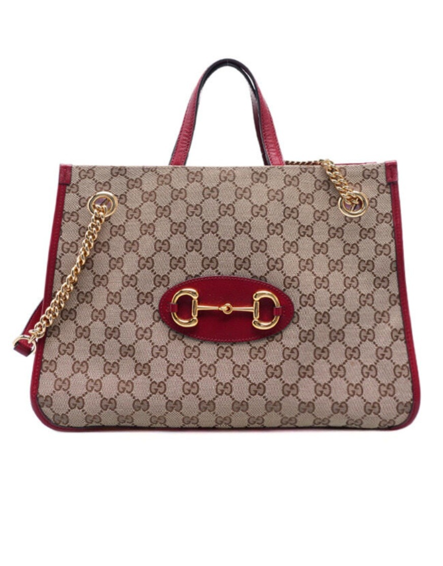 구찌 수프림 체인 숄더백 레드