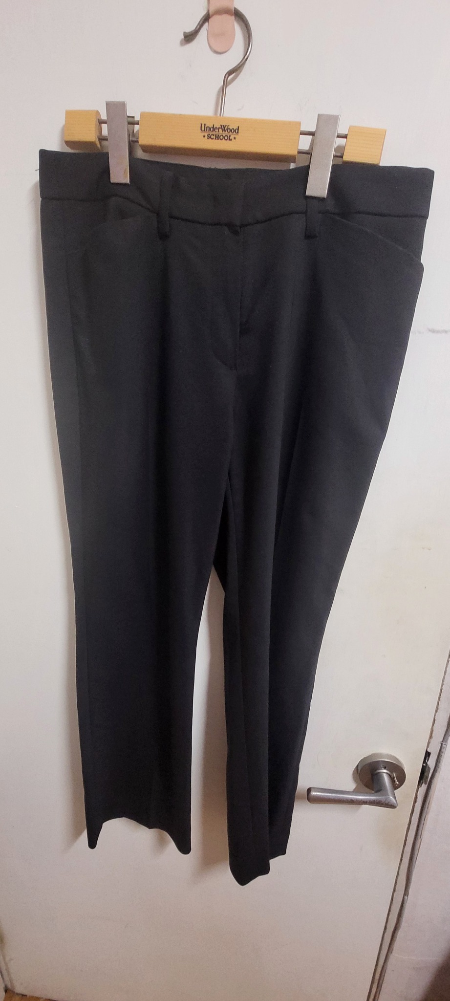 세컨즈 정품 블랙 여성 슬랙스팬츠 L(73)