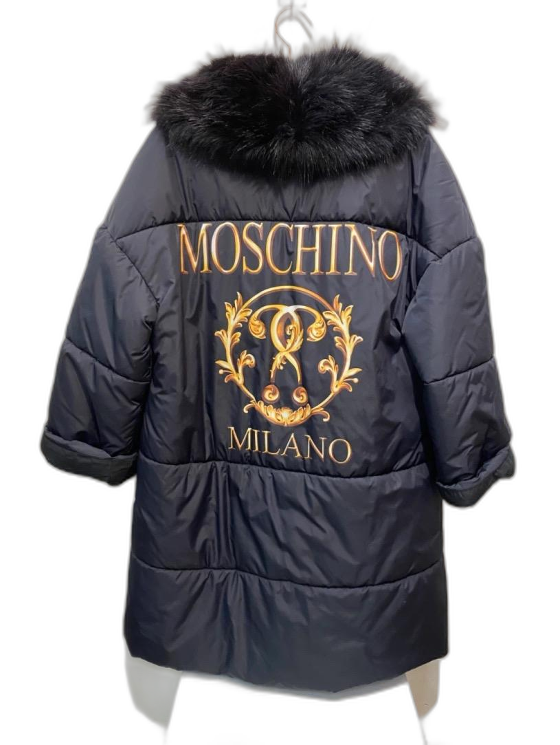 (정품)모스키노 블랙 패딩 코트 38