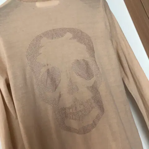 제평 리리끄 쟈딕스탈 스컬 해골 핫픽스 메리노울 라운드 니트 스웨터