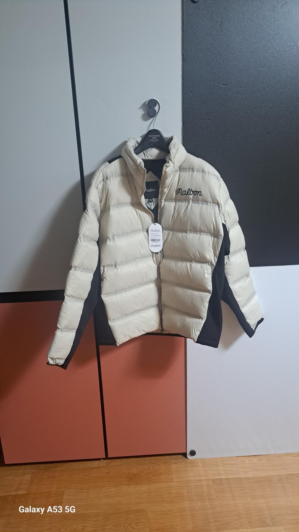 MALBON GOLF 남성용 튜브 스윙 다운쟈켓