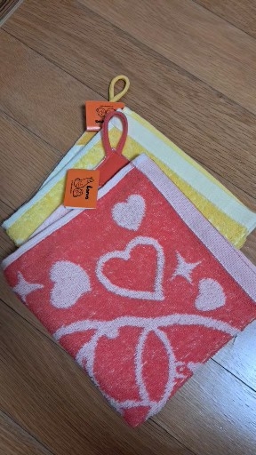 라바 캐릭터 수건 2종 세트