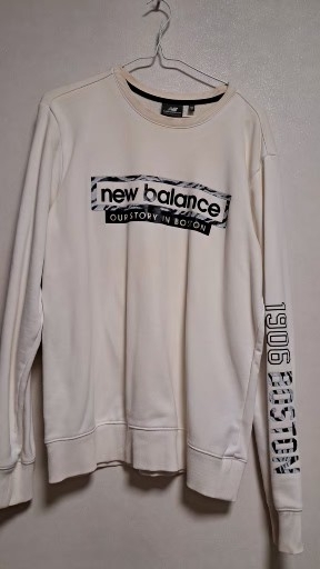 뉴발란스 맨투맨 티셔츠 화이트 1906 보스턴 100