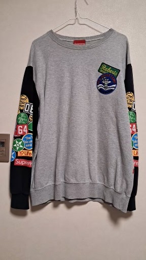 맨투맨 그레이 블랙