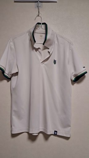 케이스위스 화이트 반팔 카라티 100