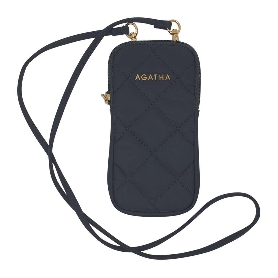 아가타 AGATHA 퀼팅 미니 스마트폰 크로스백
