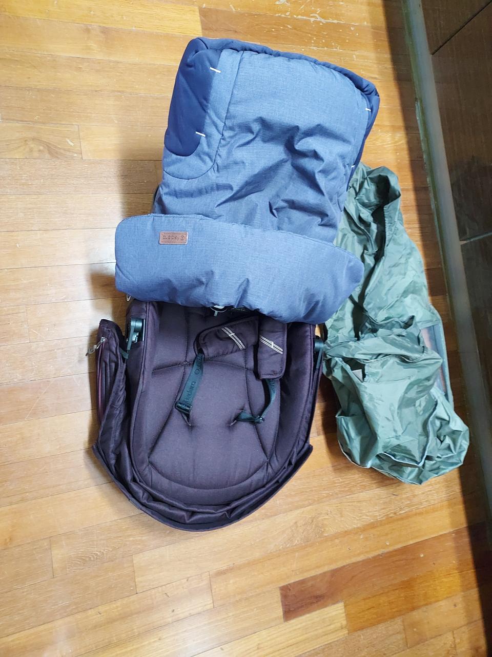 페도라유모차,바람막이,풋머프,손잡이커버 전부4만원