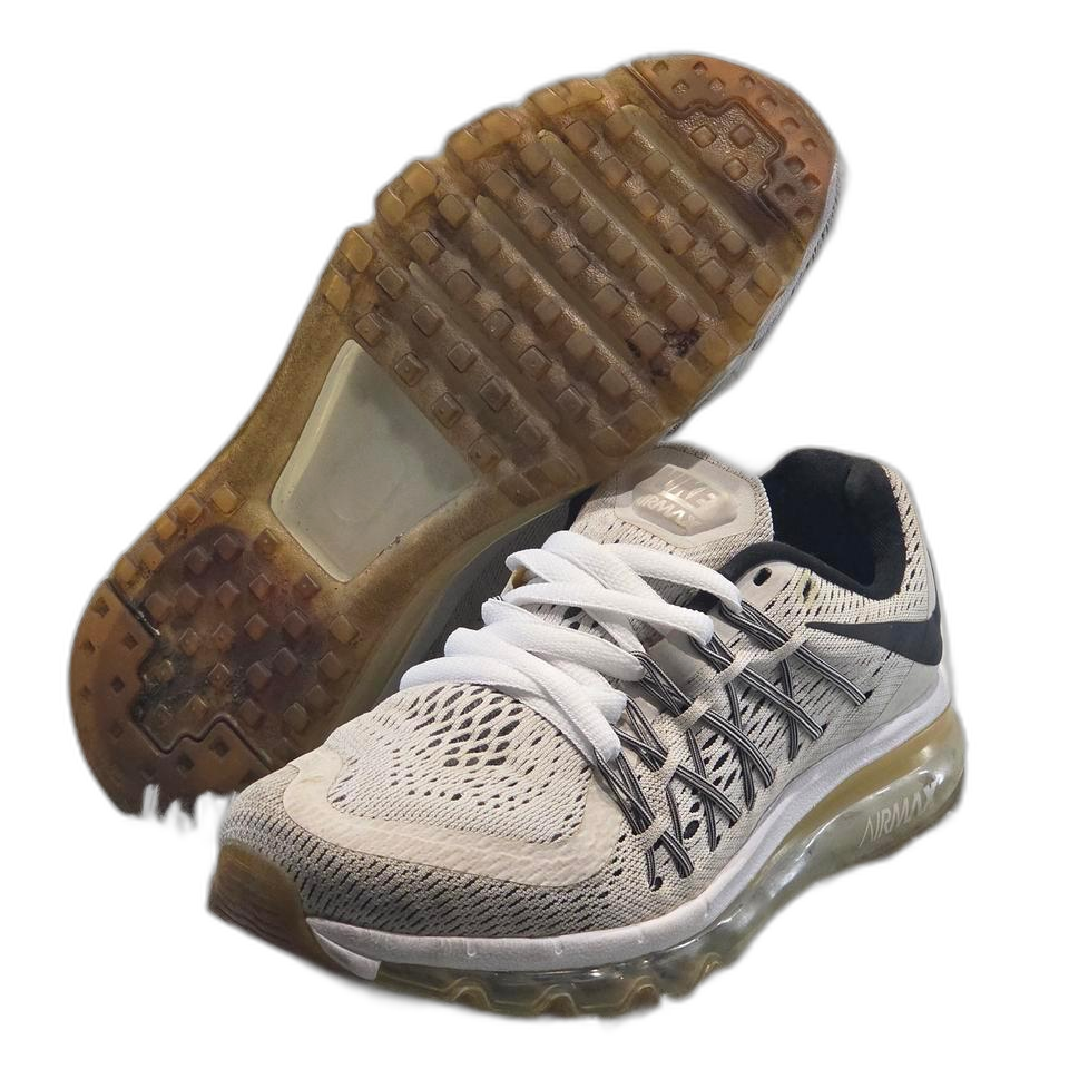 2w-2:나이키 에어맥스 2015 화이트-블랙 24cm