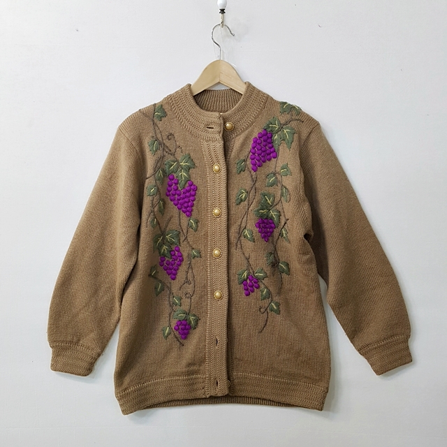 Raccommoder 모 100% 니트 자켓