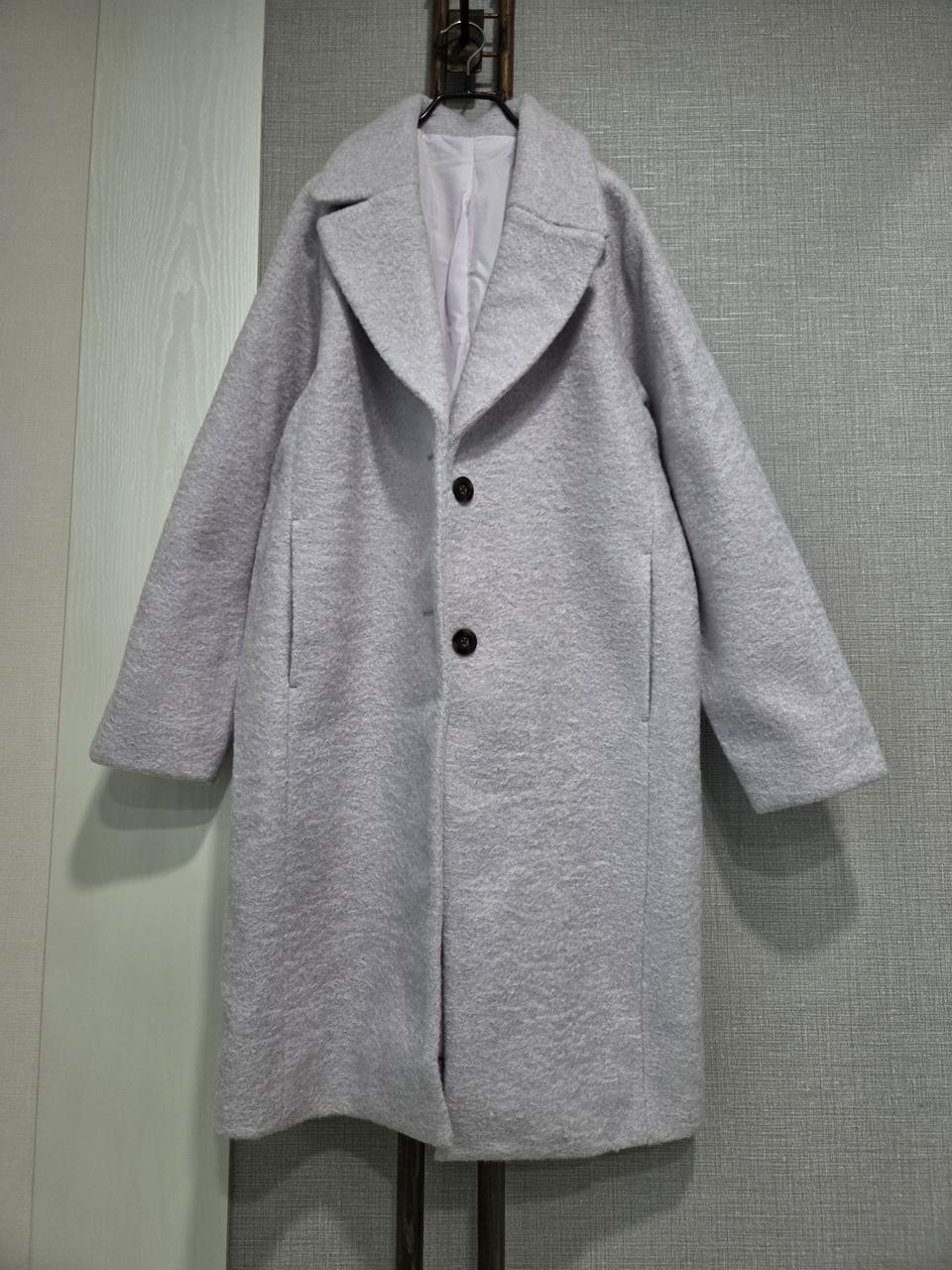 (택없는새옷)GU 부클 롱코트