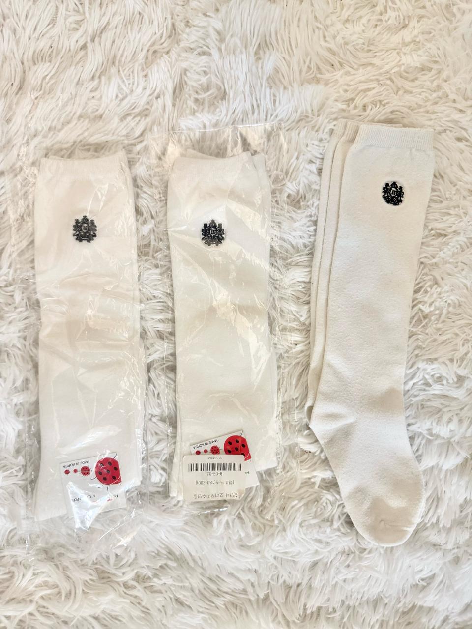 (새상품) 유아 아동 키즈 자수 타이즈 니삭스 장목 양말 (180~200