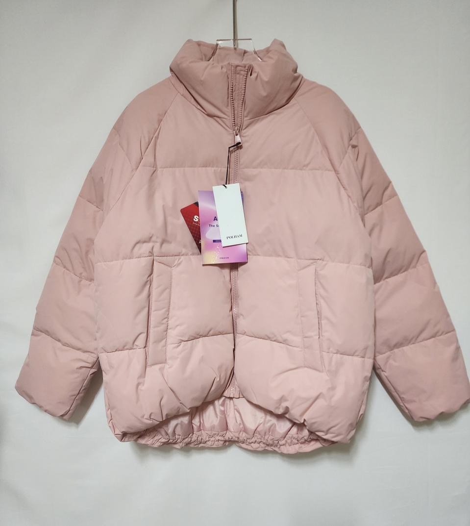 폴햄 연핑크 패딩