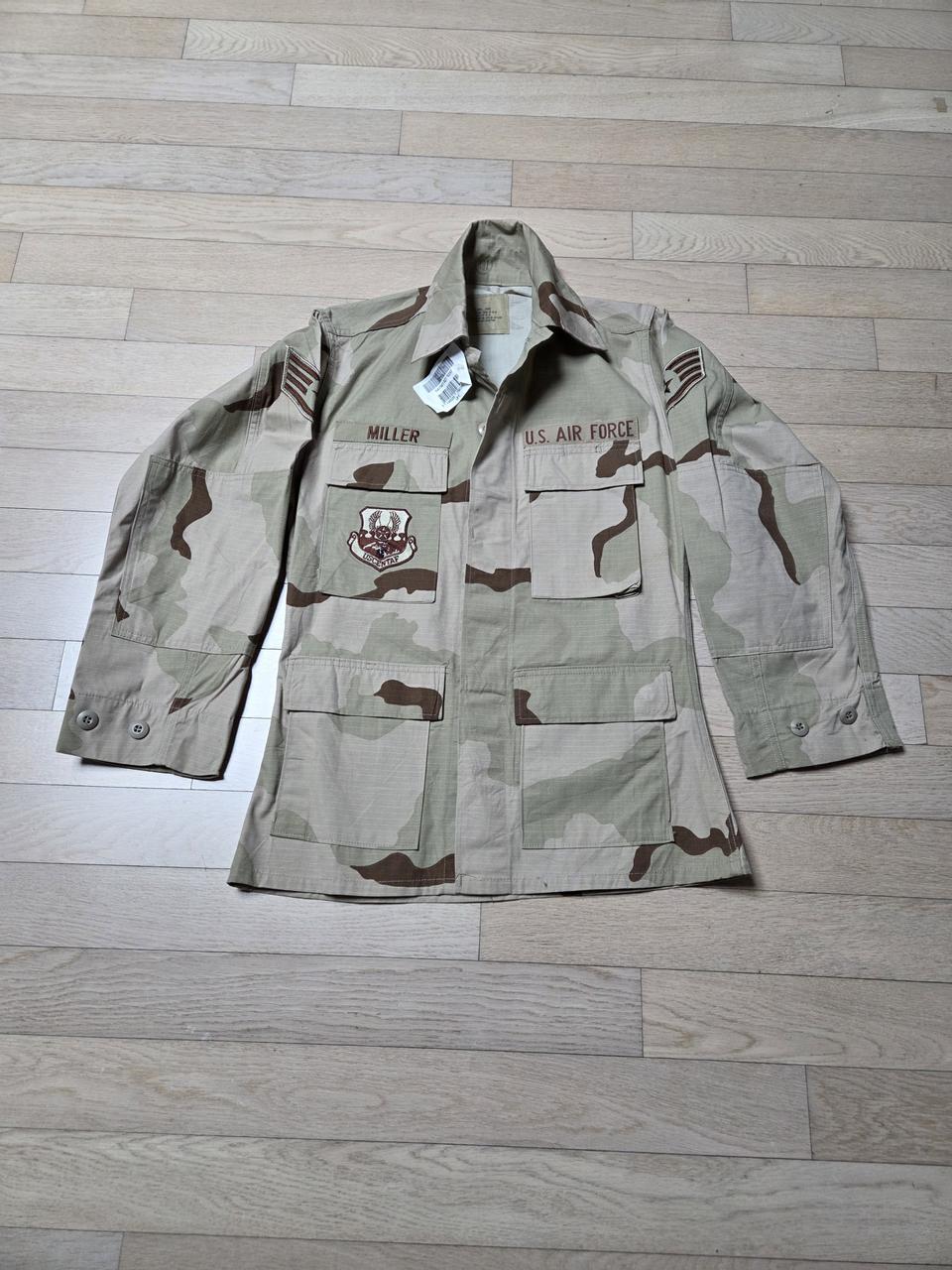 미군 사막삼색,DCU풀패치상의.XS.새제품