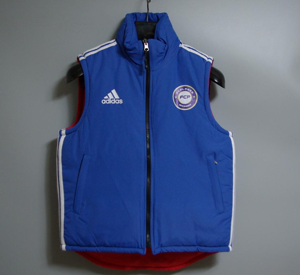 아디다스 주니어 양면 패딩 조끼 80