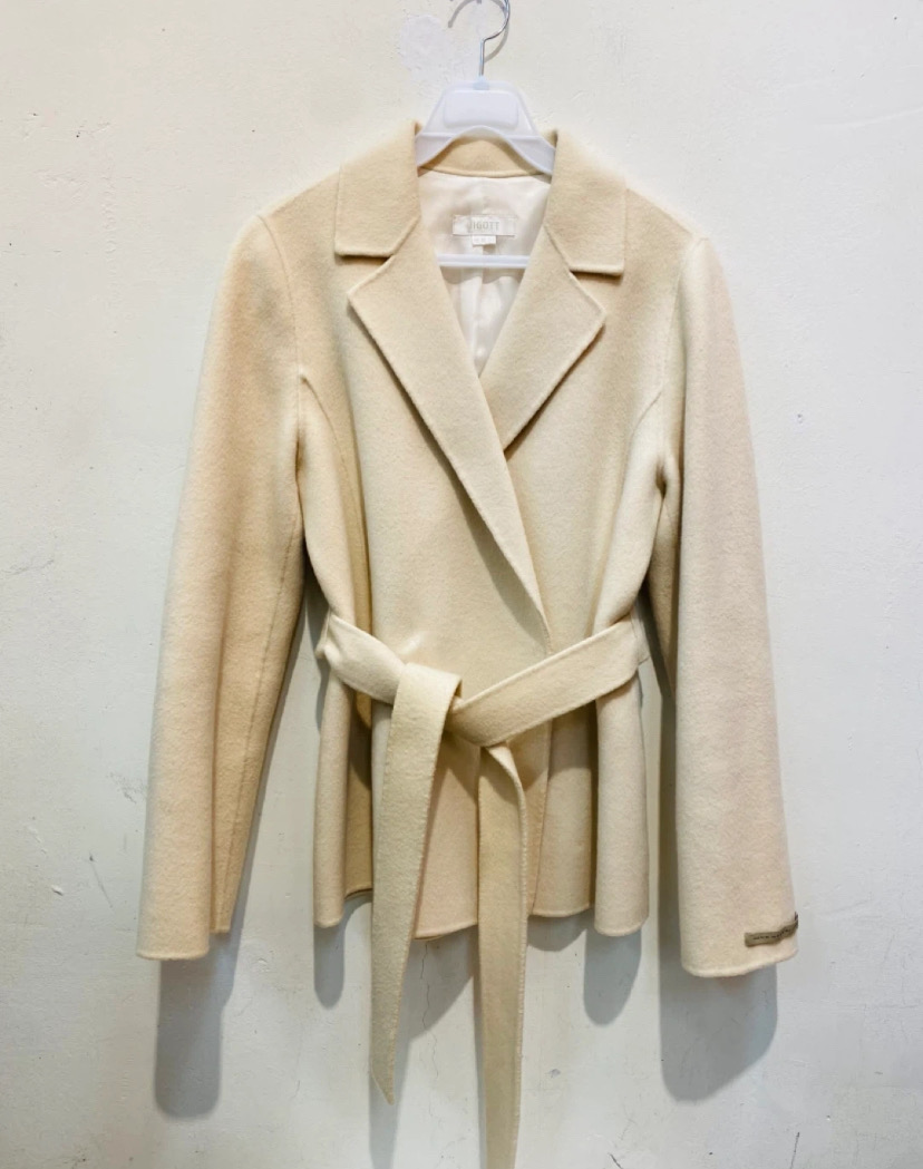 JIGOTT 지고트 울 핸드메이드 벨티드 자켓