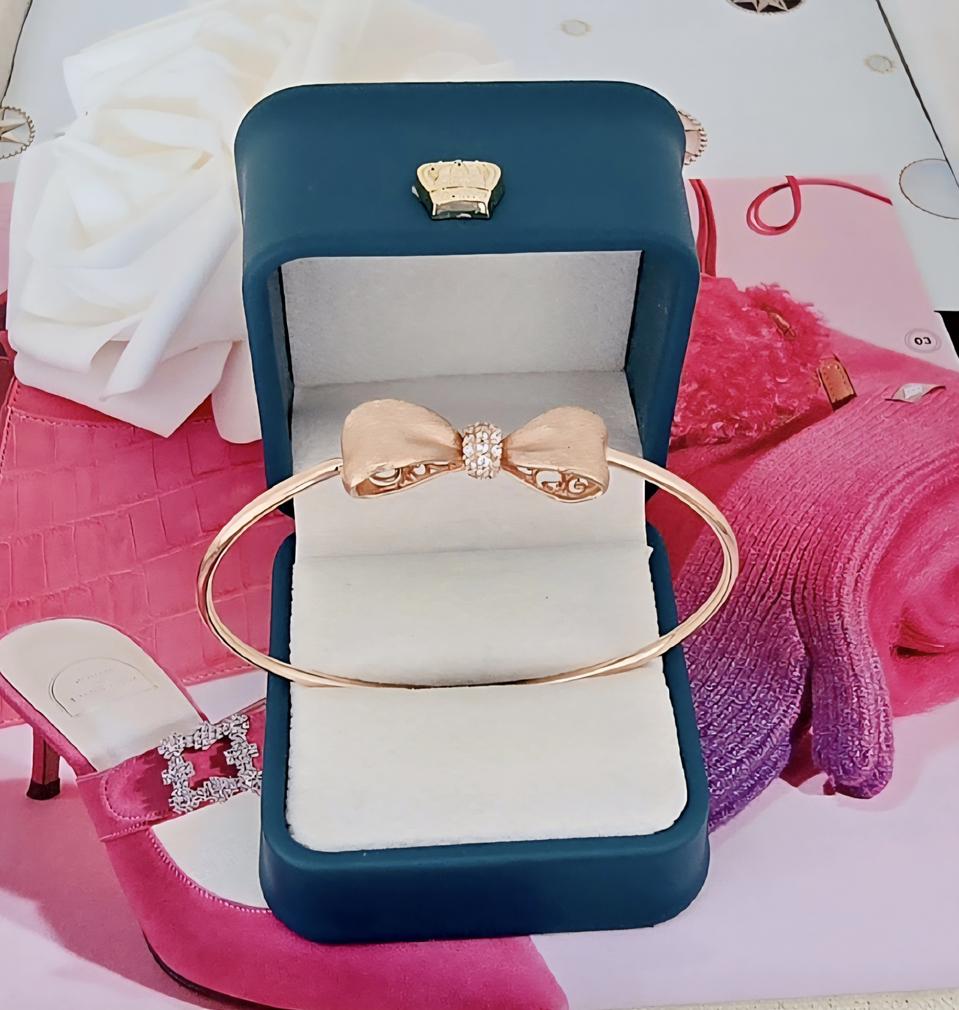 18k 리본 뱅글 팔찌