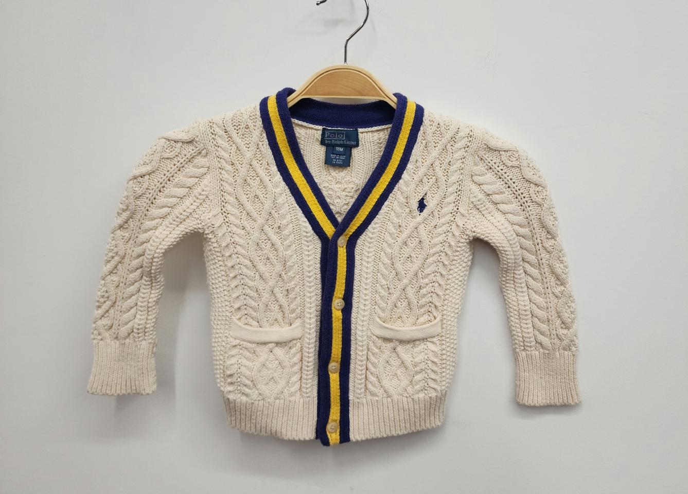 폴로 키즈 니트 가디건(18개월)