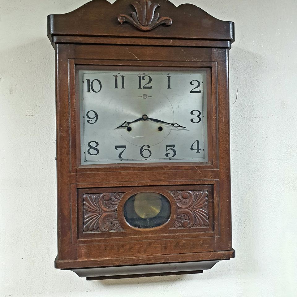 후크로 벽시계 수동 태엽1900년 초