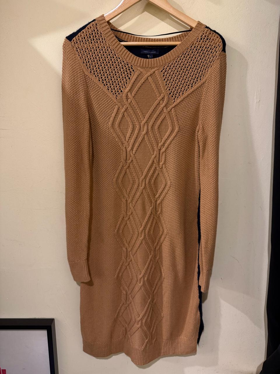 타미힐피거 니트 롱원피스