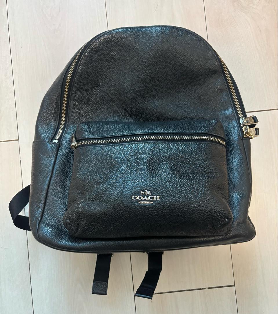 코치 정품 여성 가죽 백팩 가방