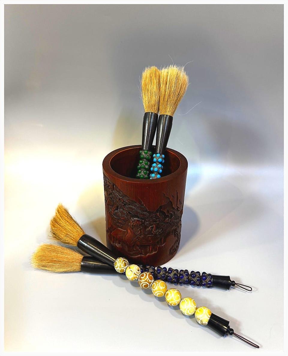 고대 문방용품 - 대나무 필통