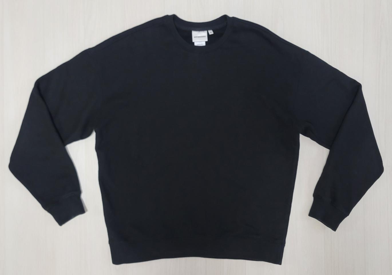 (S)소버먼트 오버핏 맨투맨 긴팔티셔츠 판매합니다