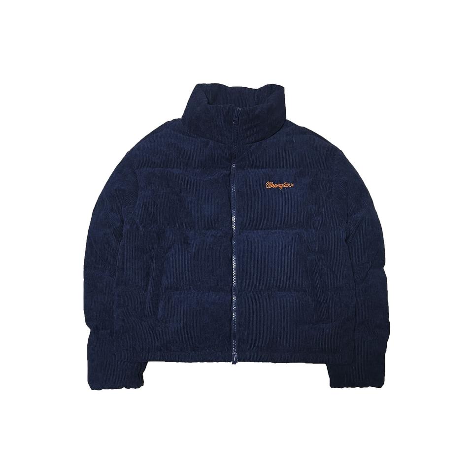 랭글러 코듀로이 패딩 점퍼 네이비
