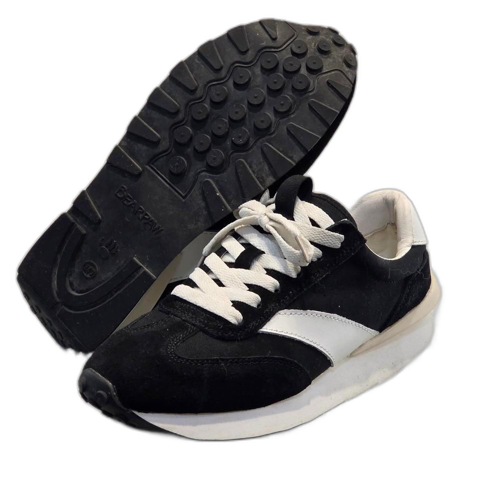 1w-28:베어파우(BEARPAW) 레트로 러너 스니커즈 블랙 24cm