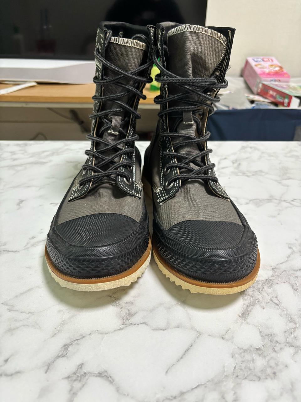 캔버스 메이저 밀스 XHI 부츠 왁스 차콜그레이 260