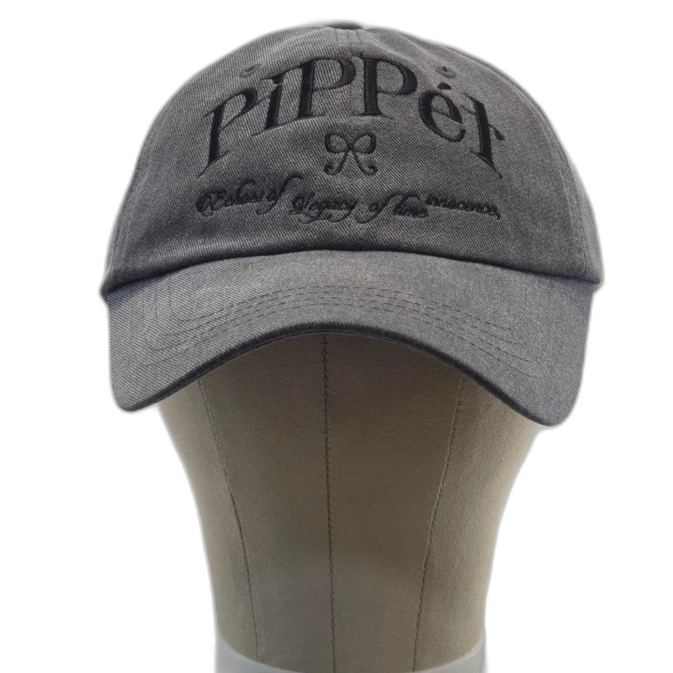 p5-2:피펫(PIPPET) 그레이 자수 볼캡 Free(56-59)