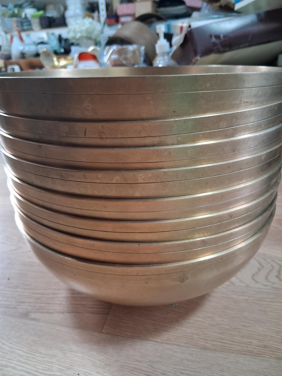 놋그릇 면기 대 사이즈 8개ㅡ개당 3만5천원
