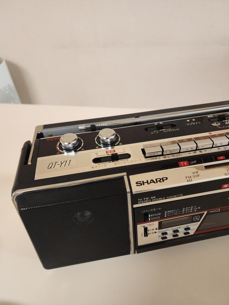 빈티지카세트 일본 SHARP QT-Y11