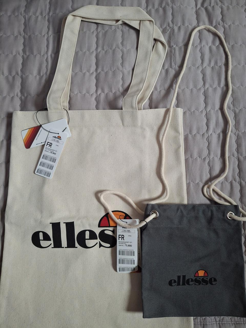 엘레쎄 에코백+복주머니 에코백(새상품)