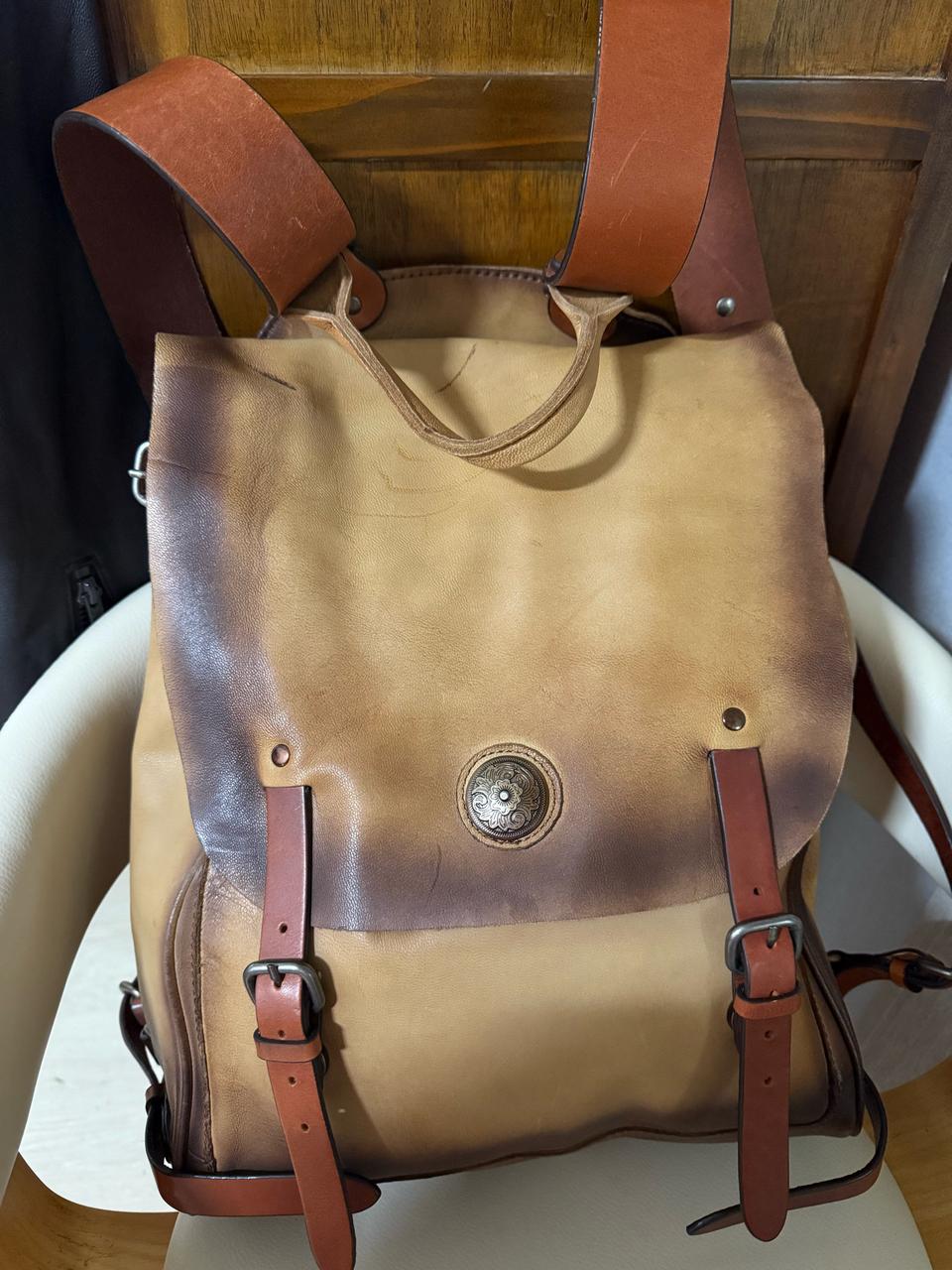 남자말가죽 가방 거의새거백팩