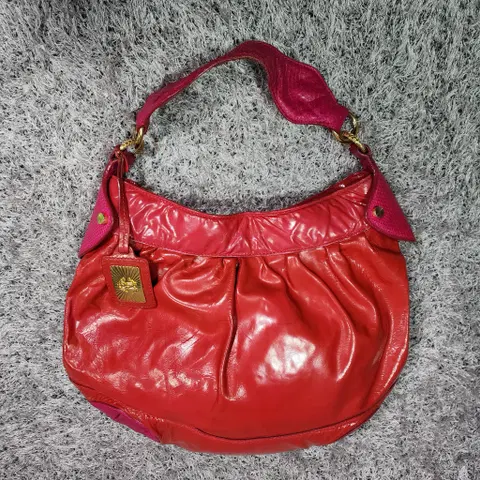 로베르토 카발리 페이턴트 숄더백