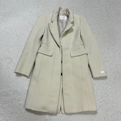 시스템 모직 코트 여성