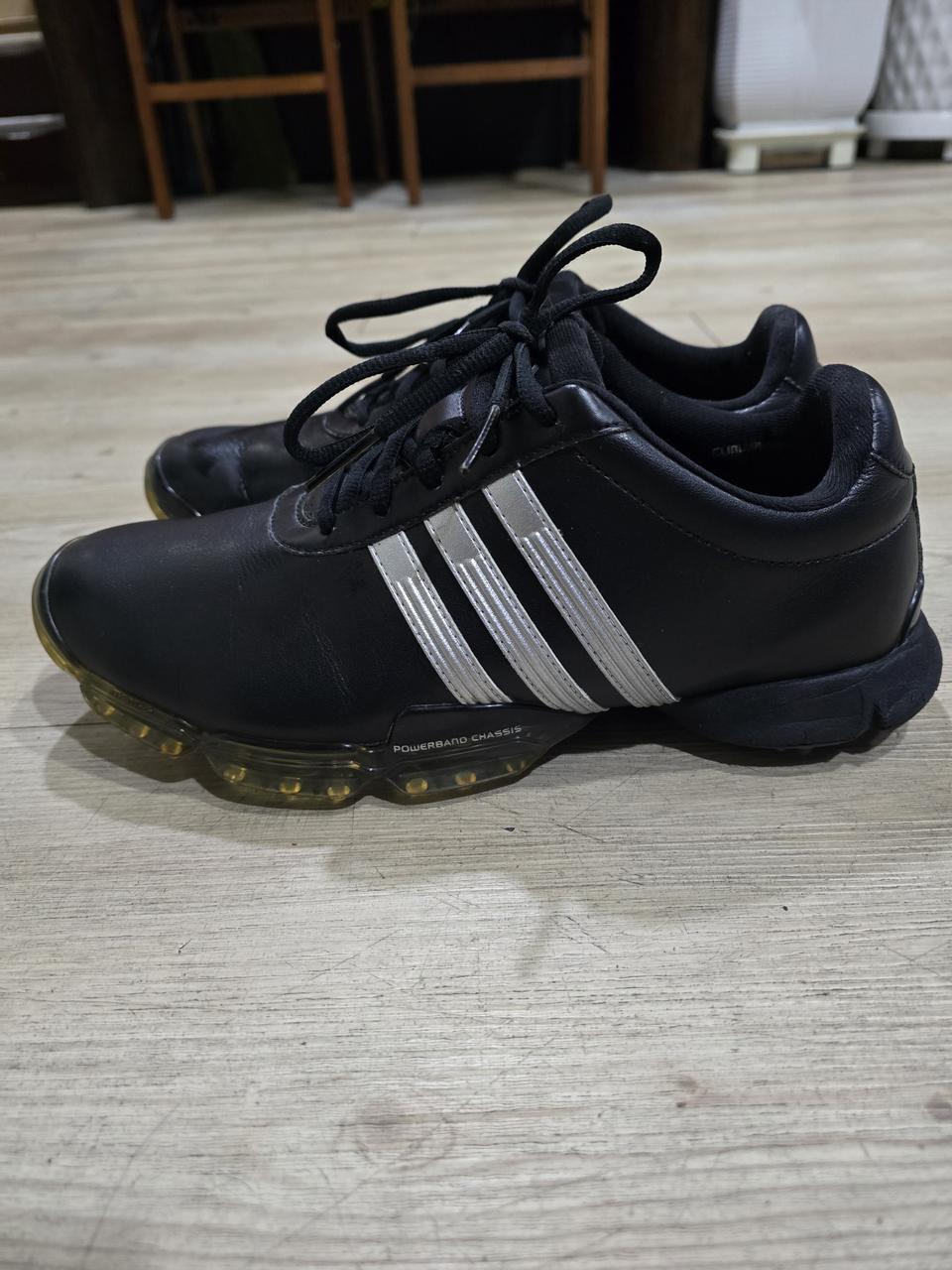 아디다스 골프 파워밴드 새시 가죽골프화 255mm