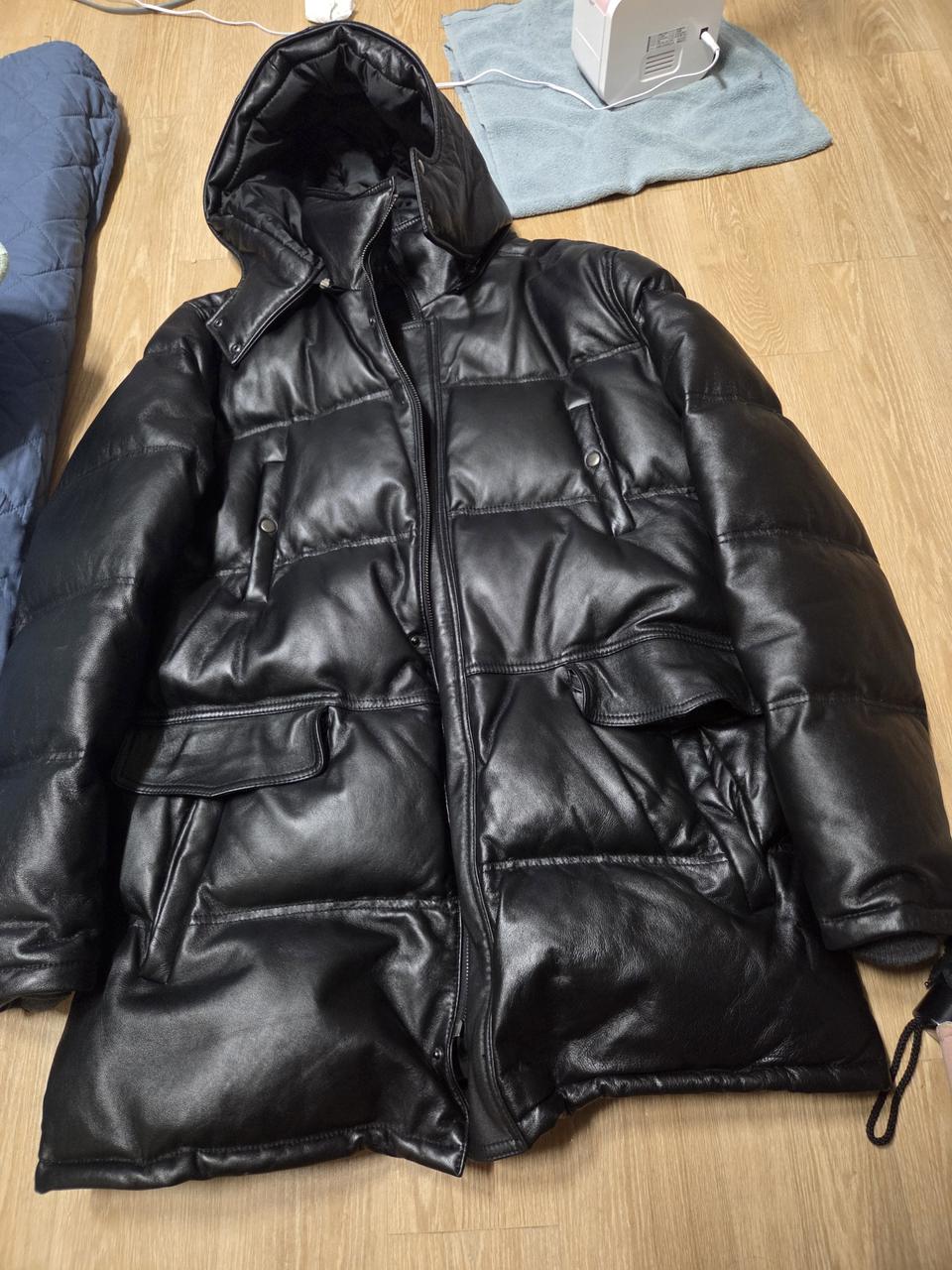 리얼양가죽패딩 xl