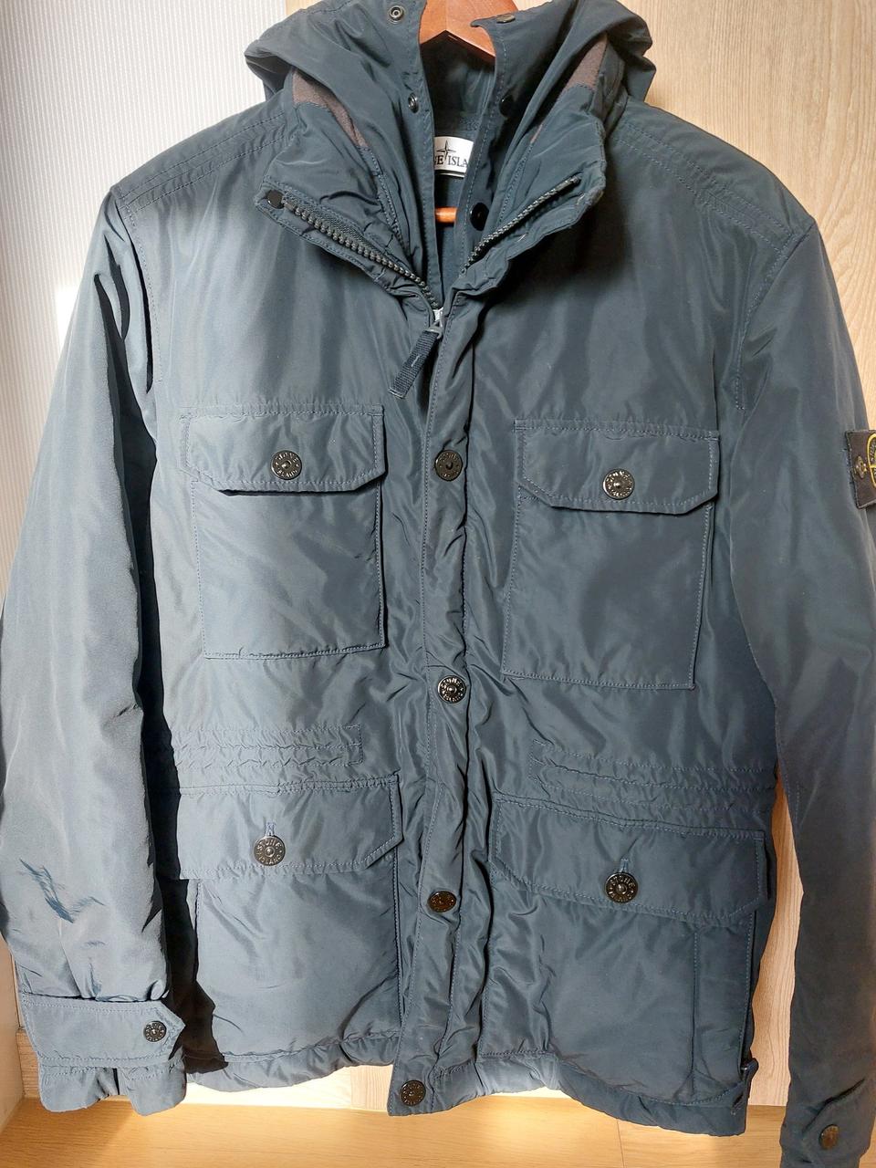 (택포)스톤아일랜드 마이크로랩스 다운패딩 M사이즈