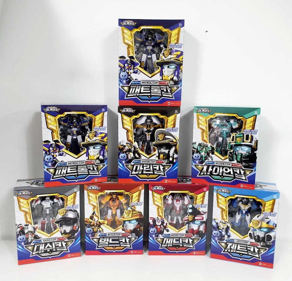 미니특공대 헤드캅8종