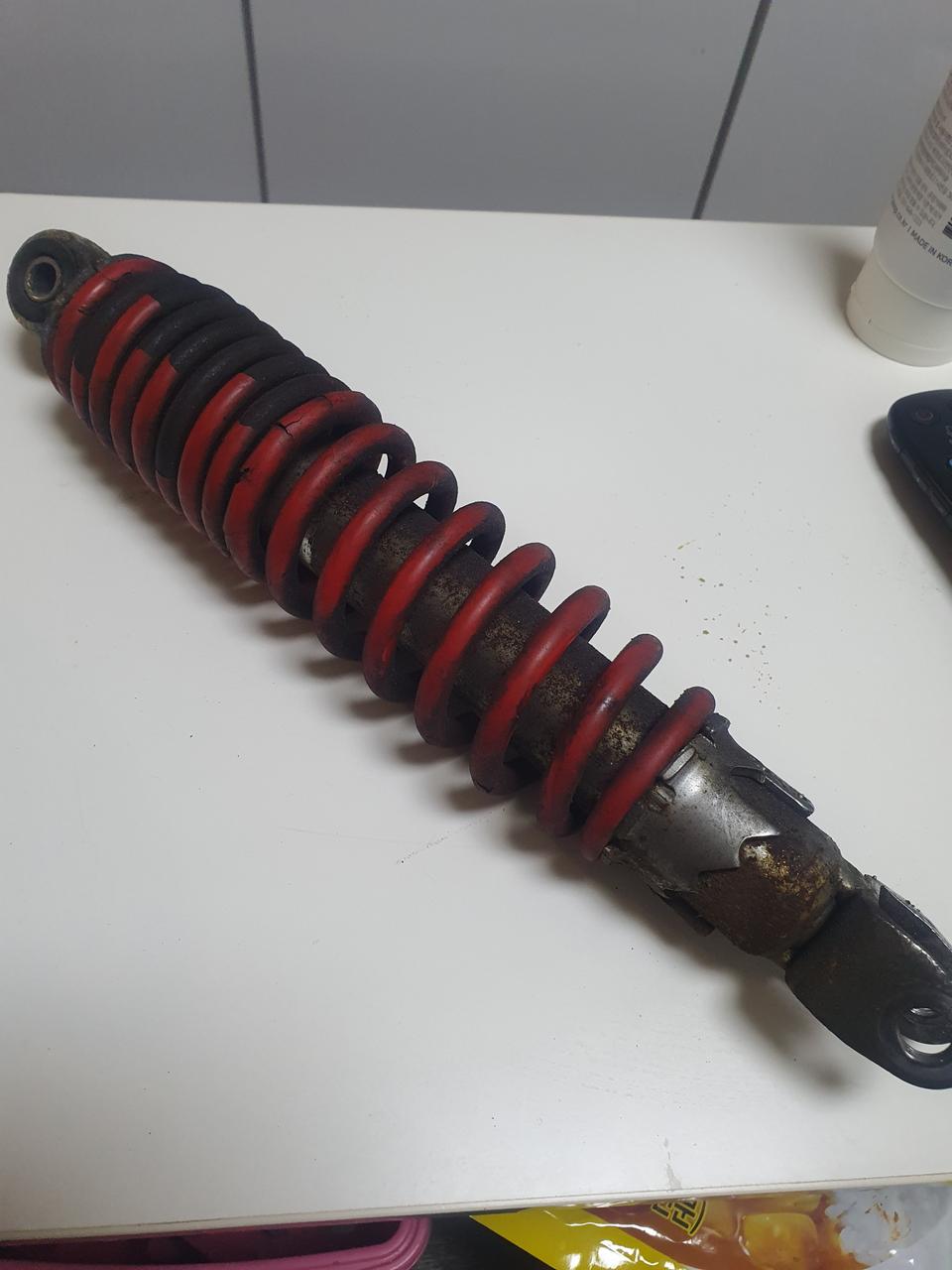 비본 오토바이 리어쇼바